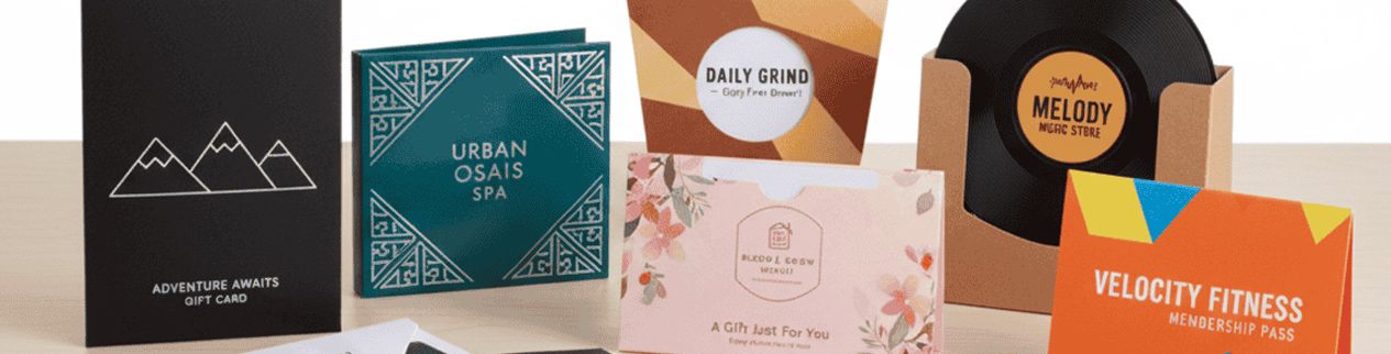 Custom card holders and display stands